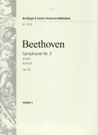 Beethoven Symphony No 3 In Eb Op55 1st Violin (ob) Sheet Music Songbook