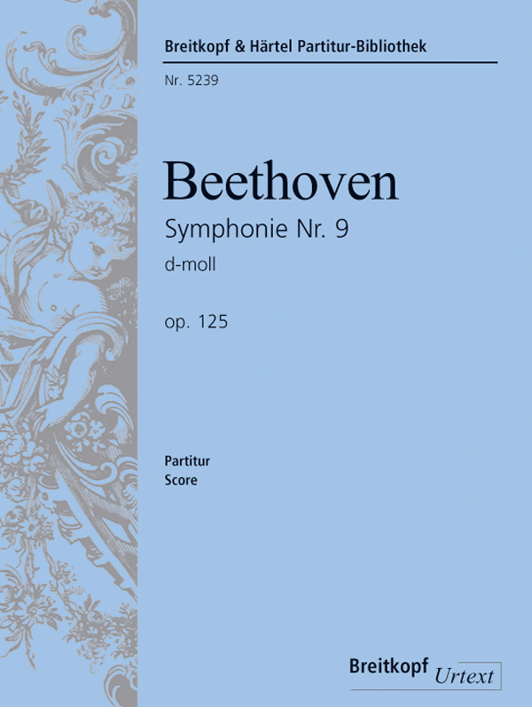 Beethoven Symphony No 9 Op125 Full Score (pb) Sheet Music Songbook