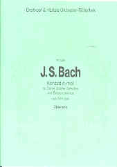 Bach Concerto D Minor Bwv1060 Oboe Part Sheet Music Songbook