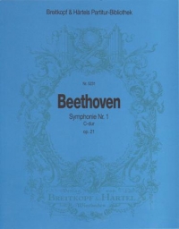 Beethoven Symphony No 1 Op 21 Full Score Sheet Music Songbook