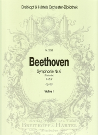Beethoven Symphony No 6 In F Op68 1st Violin (ob) Sheet Music Songbook