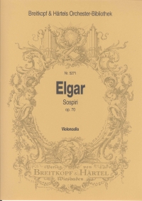 Elgar Sospiri Op70 Cello Part Sheet Music Songbook