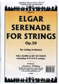 Elgar Serenade For Strings Op20 Score & Parts Pack Sheet Music Songbook