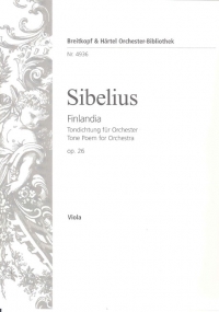 Sibelius Finlandia Op26 Virtanen Viola Sheet Music Songbook