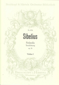 Sibelius Finlandia Op26 Virtanen Violin 1 Sheet Music Songbook