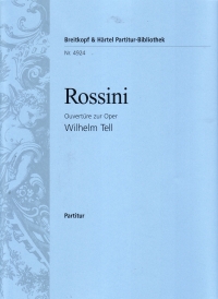 Rossini William Tell Overture Full Score Sheet Music Songbook