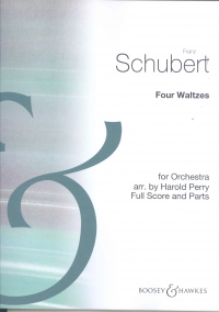 Schubert 4 Waltzes Hss80 Score & Parts Sheet Music Songbook