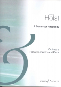 Holst A Somerset Rhapsody Orchestra Set Of Parts Sheet Music Songbook