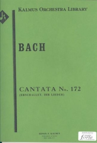 Bach Cantata Bwv 172 Erschallet Ihr Lieder Score Sheet Music Songbook