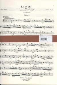 Bach Cantata Bwv 172 Erschallet Ihr Lieder Parts Sheet Music Songbook
