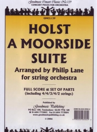 Holst Moorside Suite Lane String Orchestra Sc/pts Sheet Music Songbook