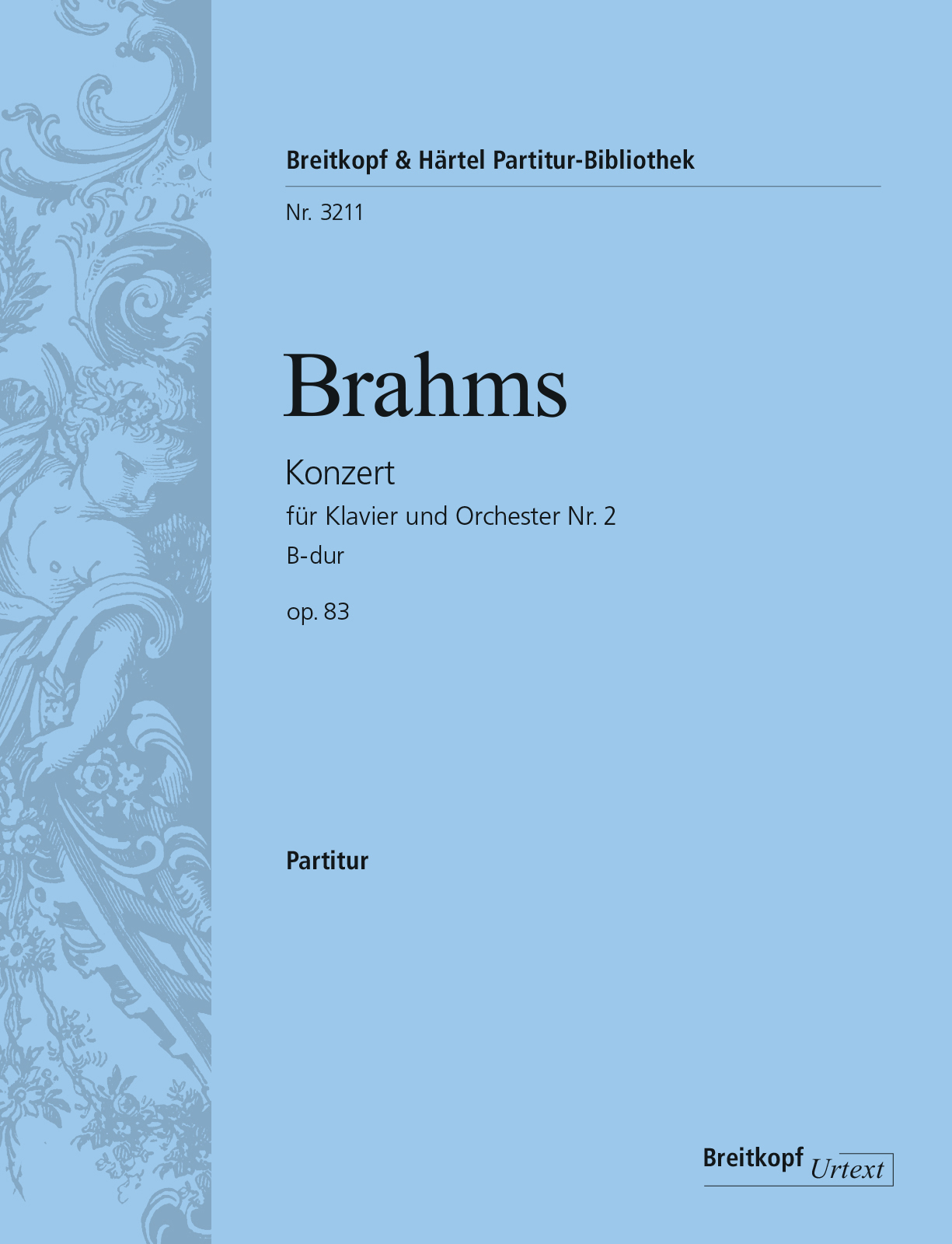 Brahms Piano Concerto No 2 Op83 Full Score Sheet Music Songbook