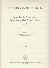 Beethoven Symphony No 5 Viola Part Sheet Music Songbook