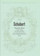 Schubert Deutsche Messe D872 Choir/orch Score Sheet Music Songbook