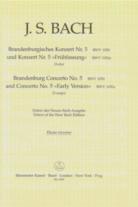 Bach Brandenburg Concerto No 5 Full Score Sheet Music Songbook
