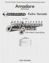Amadare Yamada Young String Full Score Sheet Music Songbook