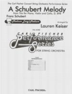 Schubert Melody Keiser Concert String Full Scor Sheet Music Songbook