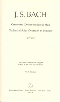 Bach Orchestral Suite No 2 Flute Solo Part Sheet Music Songbook
