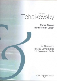 Tchaikovsky 3 Pieces (swan Lake) Hss98 Sc & Pts Sheet Music Songbook