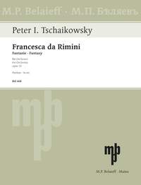 Tchaikovsky Francesca Da Rimini Op32 Orch Score Sheet Music Songbook