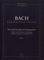 Bach Cantata No 1 (bwv1) Study Score Sheet Music Songbook
