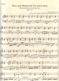 Bach Cantata 147 Herz Und Mund Und Tat Und Leben Sheet Music Songbook
