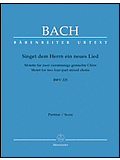 Bach Motet No 1 Singet Dem Herrn (bwv225) Wind Set Sheet Music Songbook