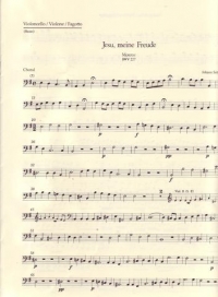 Bach Motet No 3 Jesu Meine Freude (bwv227) Vcl Sheet Music Songbook