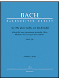 Bach Motet No 4 Fuerchte Dich Nicht (bwv 228) Csc Sheet Music Songbook