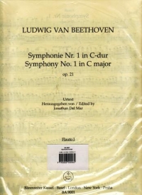 Beethoven Symphony No 1 C Op21 Wind Set Sheet Music Songbook