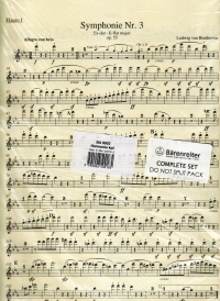 Beethoven Symphony No 3 Wind Set Sheet Music Songbook
