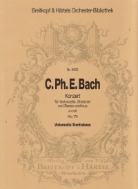 Bach Cpe Cello Concerto A Min Cello Sheet Music Songbook