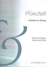 Prokofiev Andante Op50a String Orch Score & Parts Sheet Music Songbook