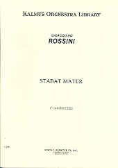 Rossini Stabat Mater Clarinet 1 Part Sheet Music Songbook