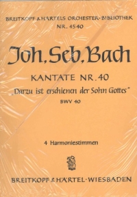 Bach Cantata Bwv40 Wind Set Of Parts Sheet Music Songbook
