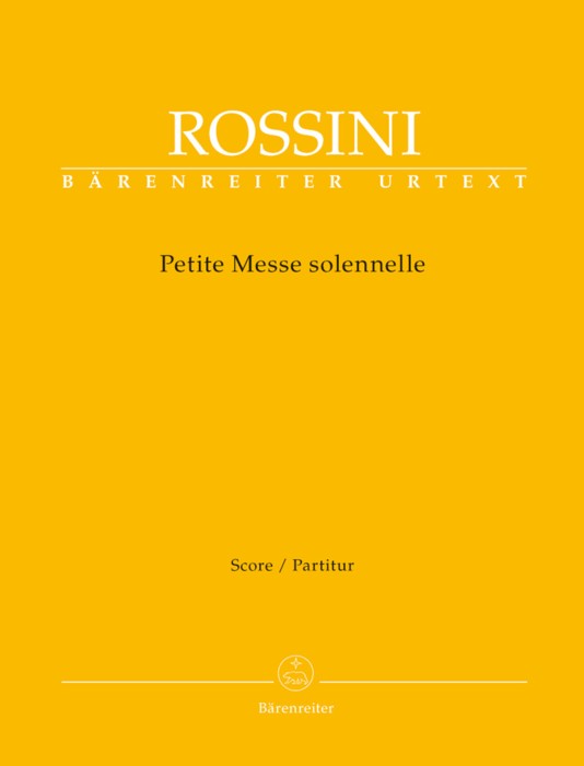 Rossini Petite Messe Solennelle Pianos 1 & 2 Sheet Music Songbook