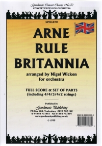 Arne Rule Britannia Wicken Score & Parts Pack Sheet Music Songbook