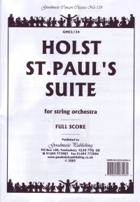 Holst St Pauls Suite  Score ( Orchestra ) Sheet Music Songbook