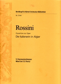 Rossini Italian Girl In Algiers Overture Wind Set Sheet Music Songbook