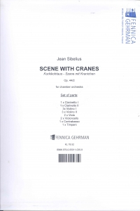 Sibelius Scene With Cranes Parts Sheet Music Songbook