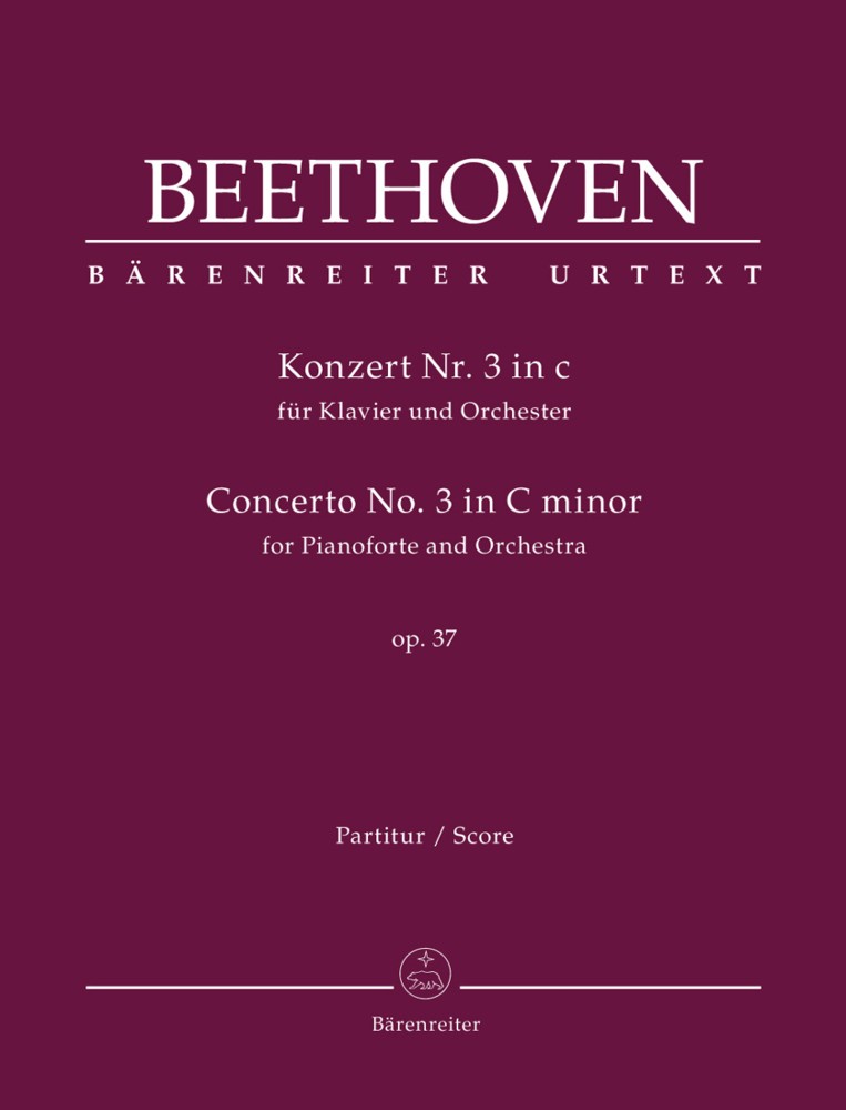Beethoven Piano Concerto No 3 Cmin Op37 Full Score Sheet Music Songbook