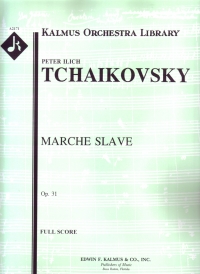 Tchaikovsky March Slav Full Score Sheet Music Songbook