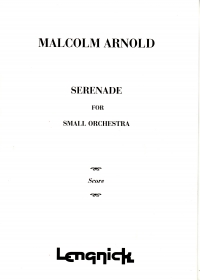 Arnold Serenade For Small Orchestra Score Sheet Music Songbook