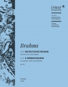 Brahms German Requiem Op45 Full Score Sheet Music Songbook