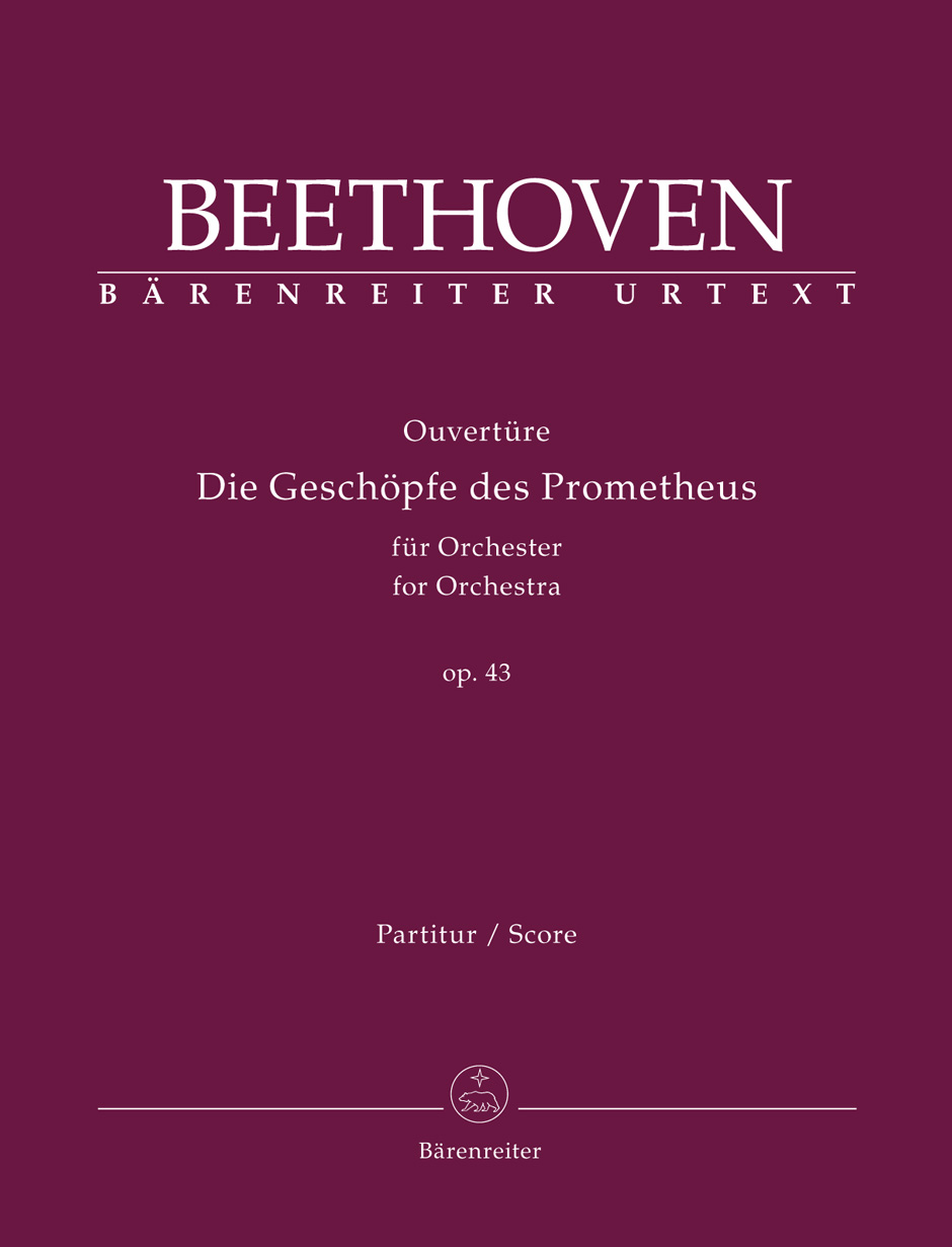 Beethoven Prometheus Overture Op43 Orchestra Fsc Sheet Music Songbook