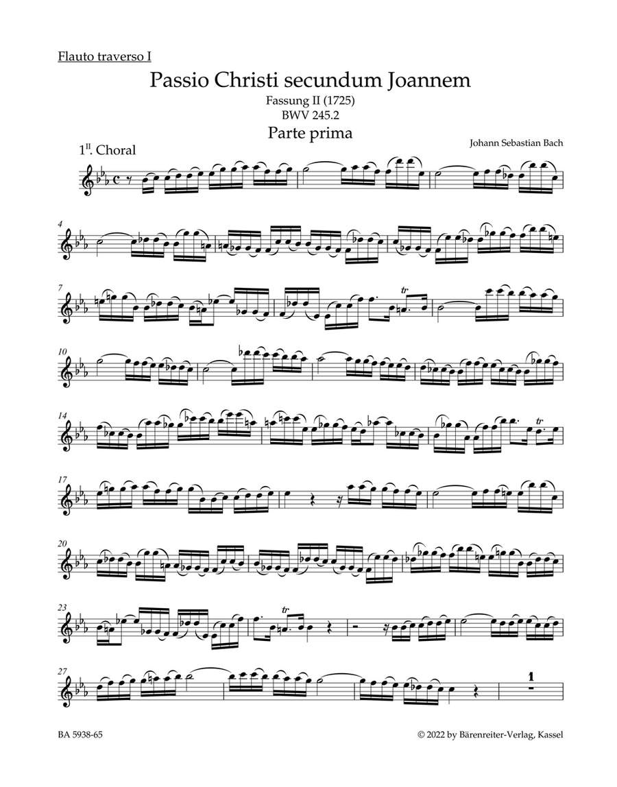 Bach St John Passion Bwv245.2 1725 Wind Set Sheet Music Songbook
