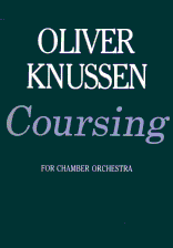 Knussen Coursing For Chamber Orchestra Sheet Music Songbook