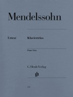 Mendelssohn Piano Trios (2) Op49 & 66 (pno/vln/vc) Sheet Music Songbook