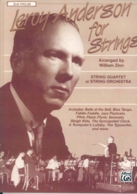 Leroy Anderson For Strings (2nd Violin) Arr Zinn Sheet Music Songbook