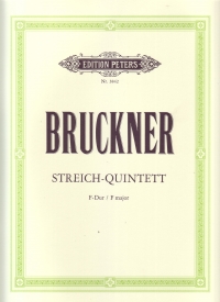 Bruckner Quintett F Major (2vlns/2vlas/cello) Sheet Music Songbook